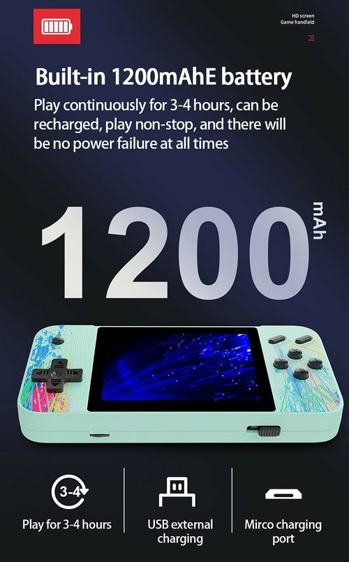800-in-1 Retro Handheld Game Console — Relive the Classics